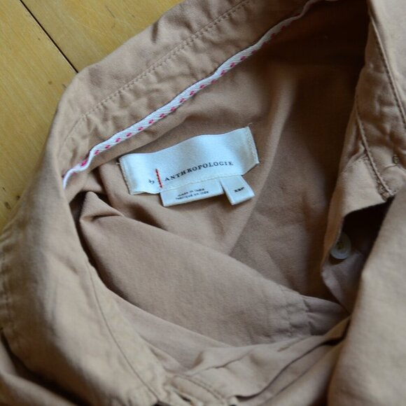 By Anthropologie Longline Henley Shirt Size XSP - Picture 8 of 13